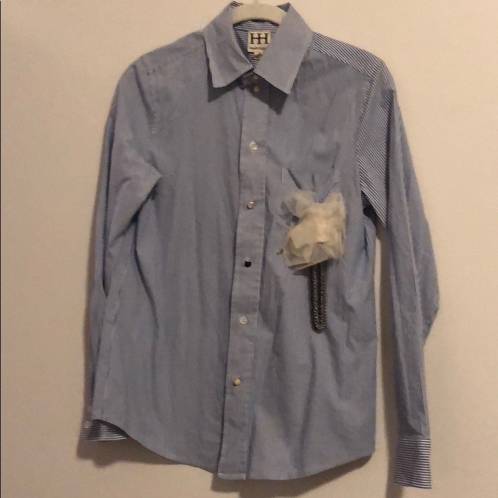 Different Button Stylish Blouse - image 1